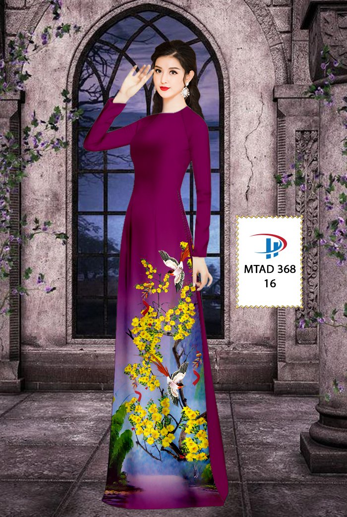 Vải áo dài Hoa Mai MTAD 368 23 vai-ao-dai-hoa-mai-mtad-368