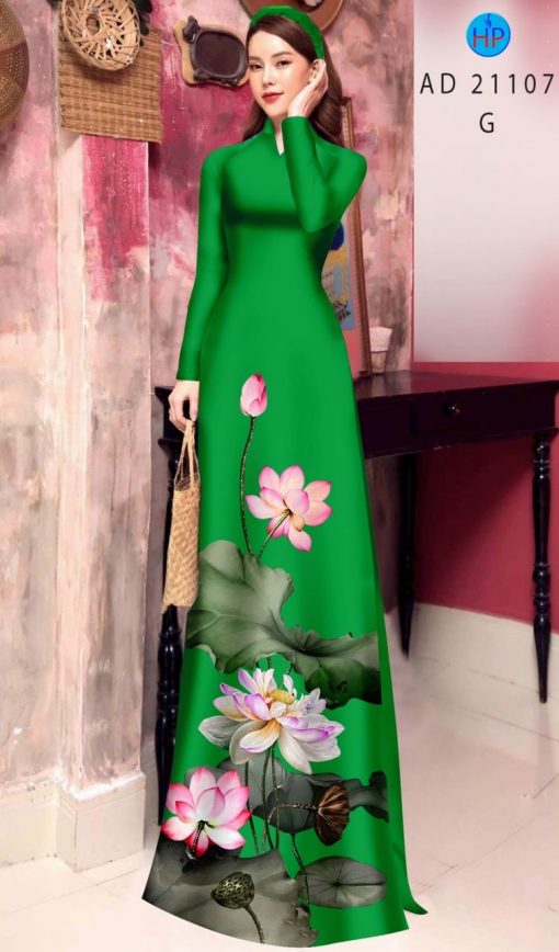 Vải áo dài Hoa Sen AD 21107 10 vai-ao-dai-hoa-sen-ad-21107