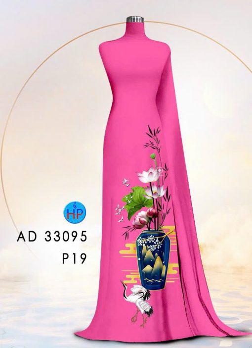 Vải áo dài Hoa Sen AD 33095 7 vai-ao-dai-hoa-sen-ad-33095