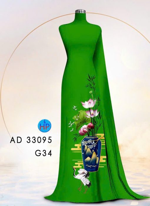 Vải áo dài Hoa Sen AD 33095 1 vai-ao-dai-hoa-sen-ad-33095