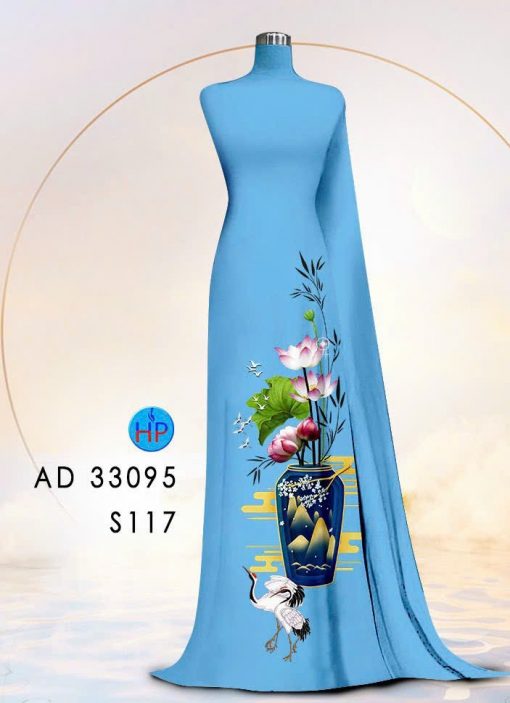 Vải áo dài Hoa Sen AD 33095 11 vai-ao-dai-hoa-sen-ad-33095