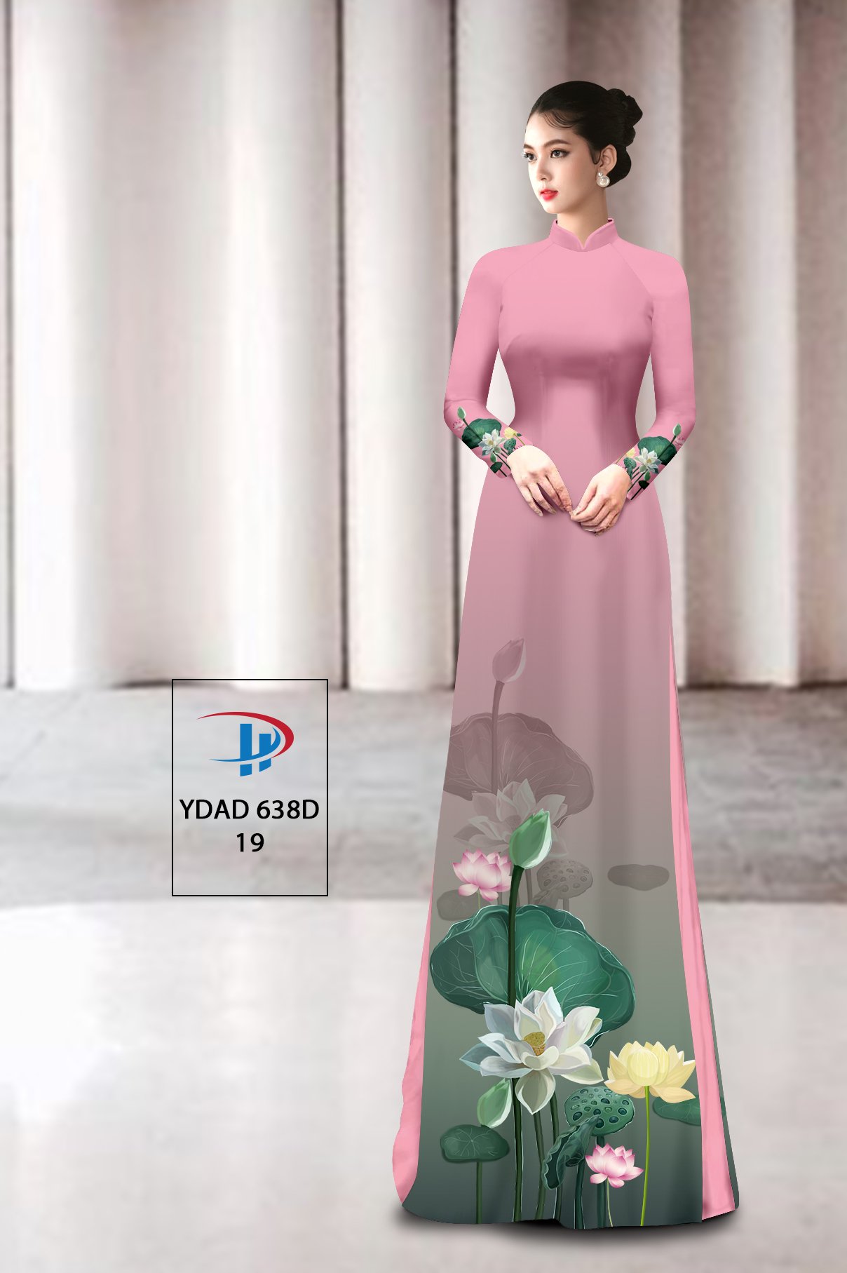 Vải áo dài Hoa Sen YDAD 638B 13 vai-ao-dai-hoa-sen-ydad-638b