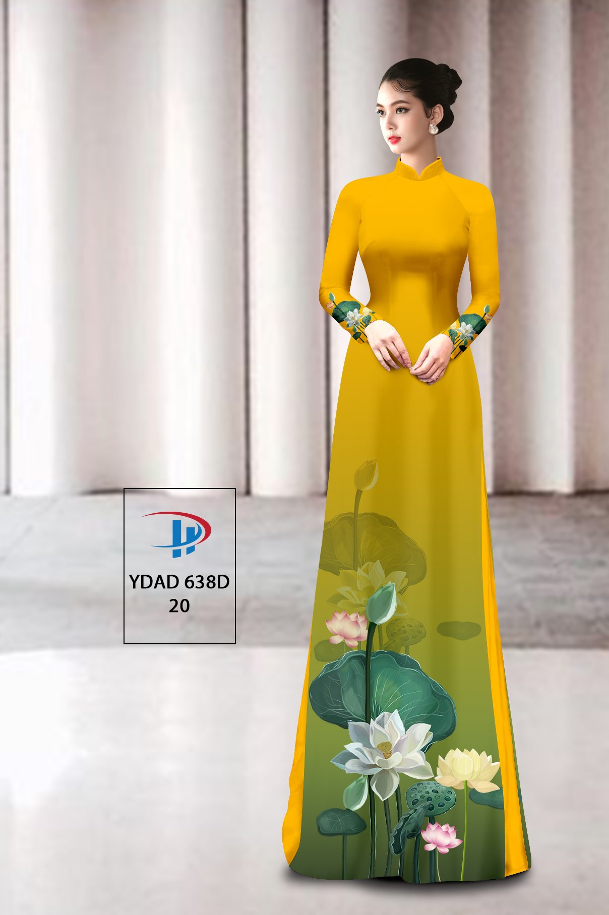 Vải áo dài Hoa Sen YDAD 638B 14 vai-ao-dai-hoa-sen-ydad-638b