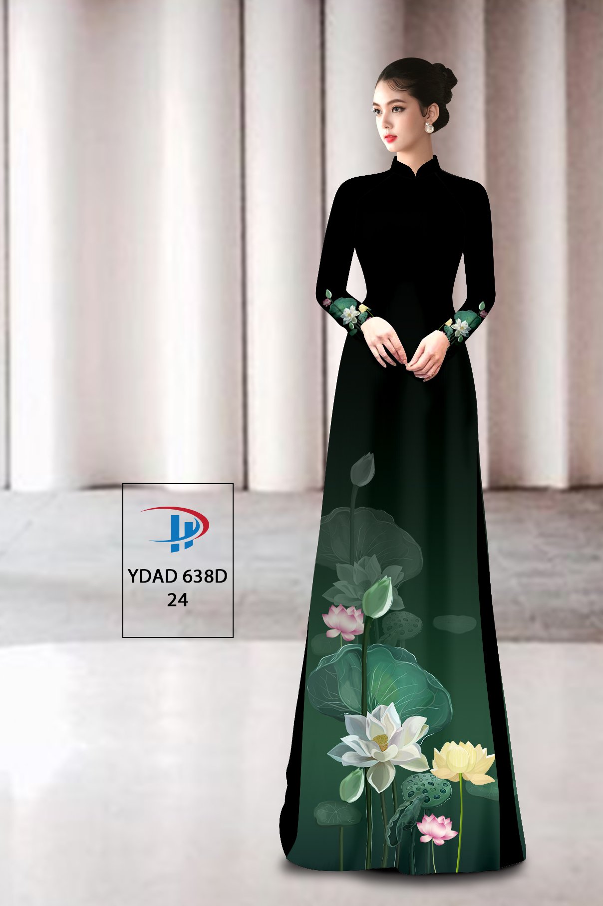 Vải áo dài Hoa Sen YDAD 638B 11 vai-ao-dai-hoa-sen-ydad-638b