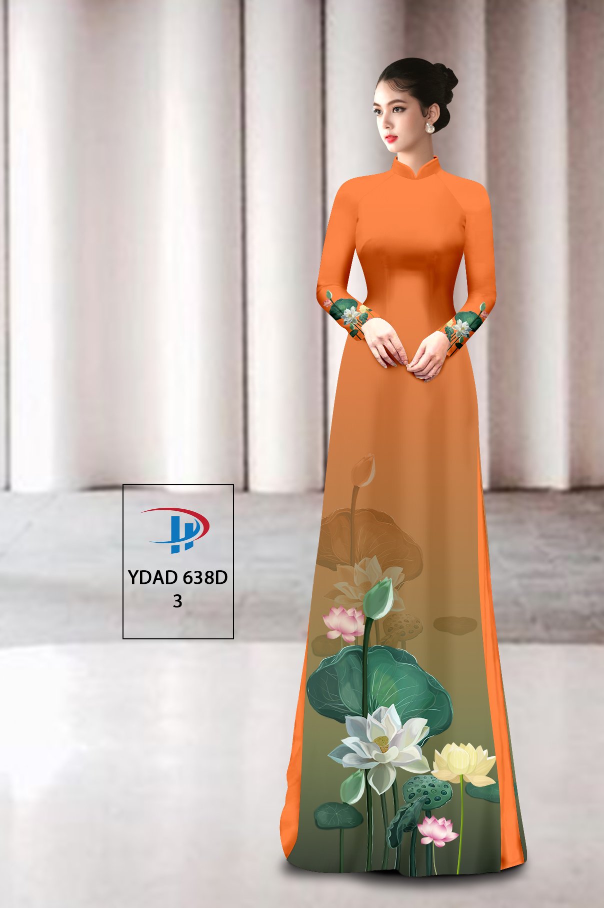 Vải áo dài Hoa Sen YDAD 638B 7 vai-ao-dai-hoa-sen-ydad-638b