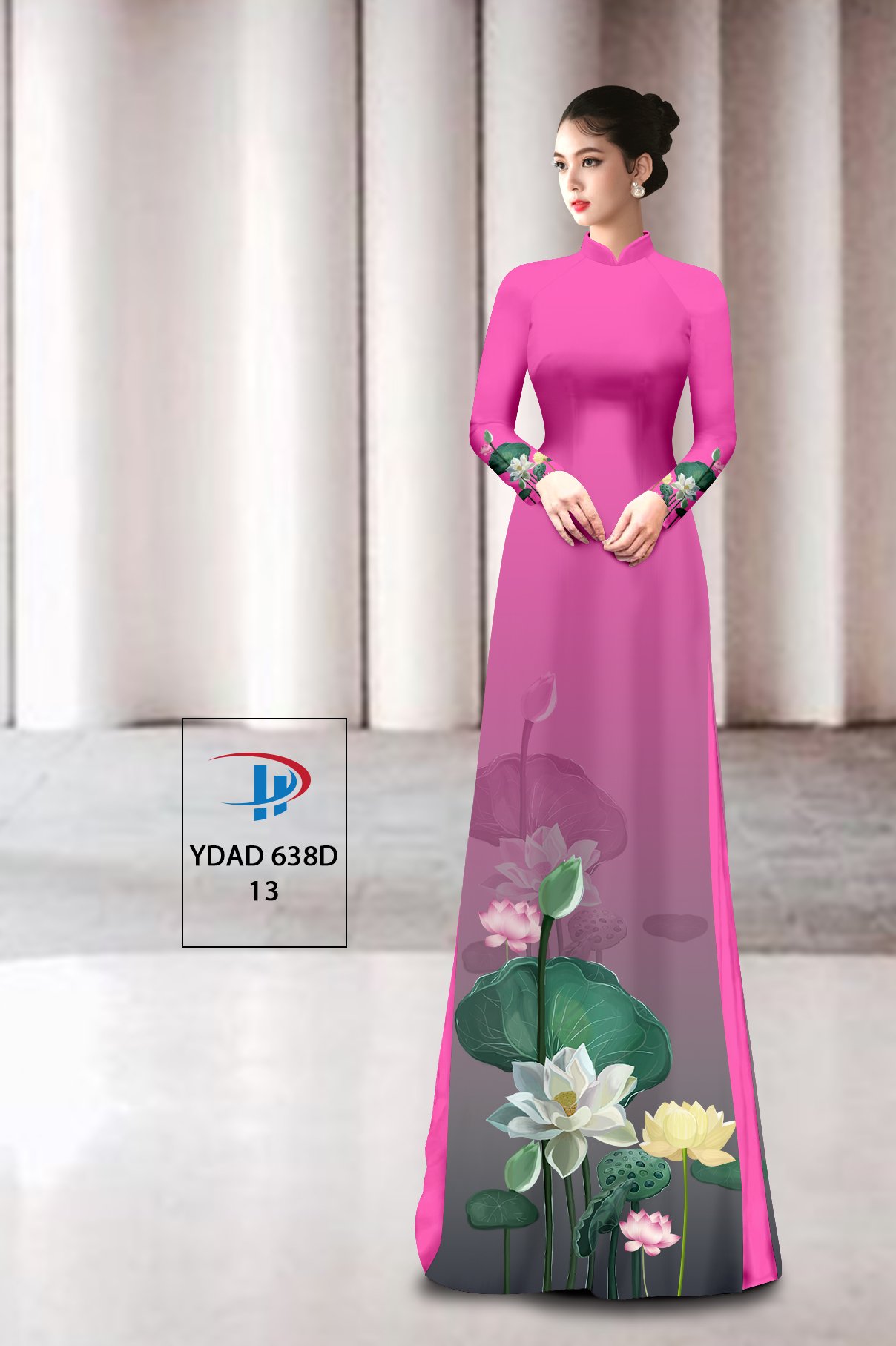 Vải áo dài Hoa Sen YDAD 638B 19 vai-ao-dai-hoa-sen-ydad-638b