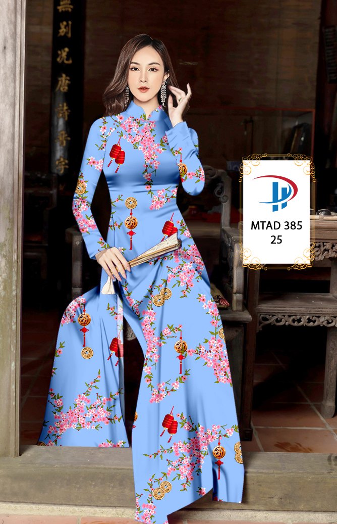 Vải áo dài Hoa Đào MTAD 385 12 vai-ao-dai-hoa-dao-mtad-385