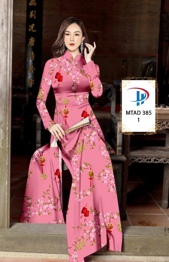 Vải áo dài Hoa Đào MTAD 385 11 vai-ao-dai-hoa-dao-mtad-385