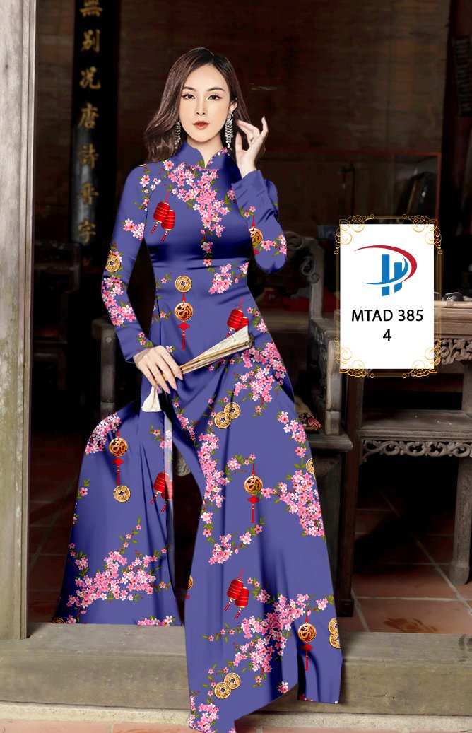Vải áo dài Hoa Đào MTAD 385 5 vai-ao-dai-hoa-dao-mtad-385