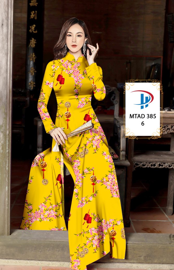 Vải áo dài Hoa Đào MTAD 385 7 vai-ao-dai-hoa-dao-mtad-385