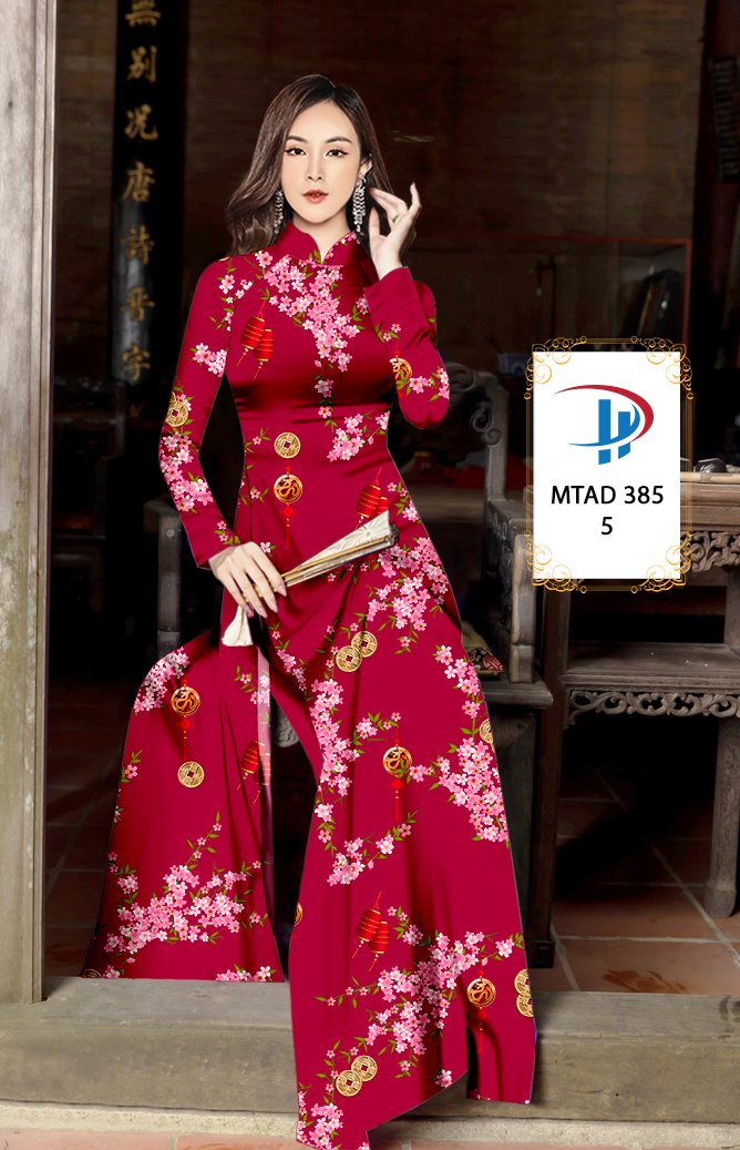 Vải áo dài Hoa Đào MTAD 385 4 vai-ao-dai-hoa-dao-mtad-385