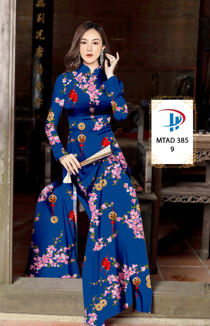Vải áo dài Hoa Đào MTAD 385 2 vai-ao-dai-hoa-dao-mtad-385