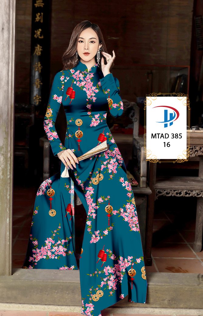 Vải áo dài Hoa Đào MTAD 385 20 vai-ao-dai-hoa-dao-mtad-385