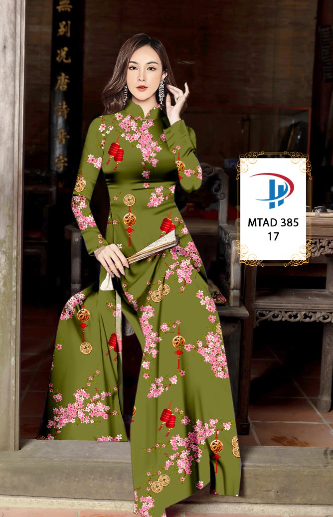 Vải áo dài Hoa Đào MTAD 385 19 vai-ao-dai-hoa-dao-mtad-385