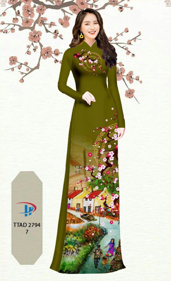 Vải áo dài Hoa Đào TTAD 2794 2 vai-ao-dai-hoa-dao-ttad-2794