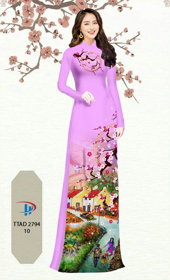 Vải áo dài Hoa Đào TTAD 2794 14 vai-ao-dai-hoa-dao-ttad-2794