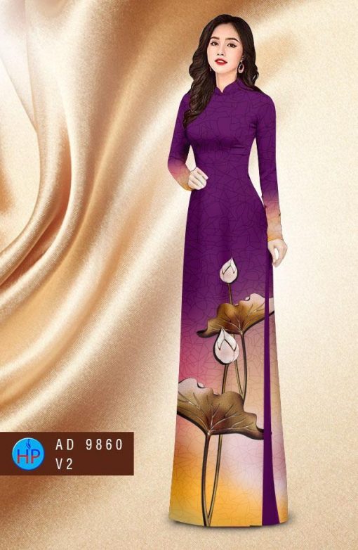 Vải áo dài Hoa Sen AD 9860 4 vai-ao-dai-hoa-sen-ad-9860