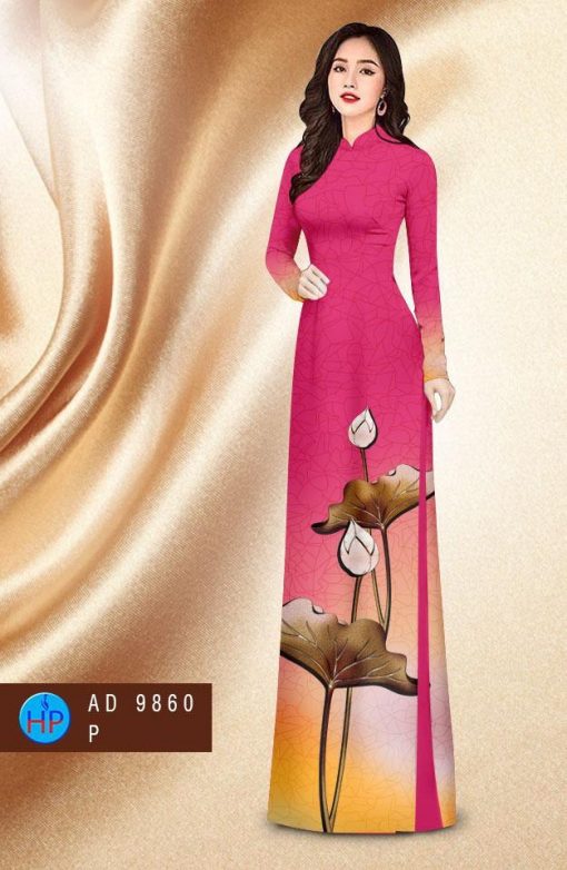 Vải áo dài Hoa Sen AD 9860 3 vai-ao-dai-hoa-sen-ad-9860