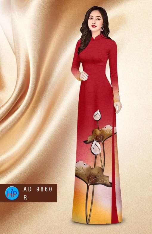 Vải áo dài Hoa Sen AD 9860 1 vai-ao-dai-hoa-sen-ad-9860