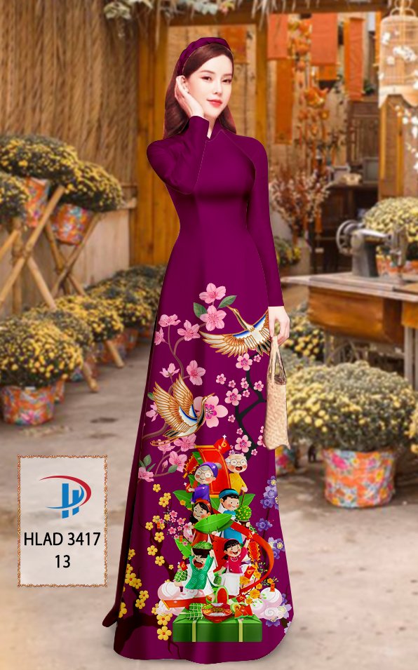 Vải áo dài Lễ Tết HLAD 3417 13 vai-ao-dai-le-tet-hlad-3417
