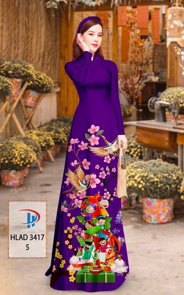 Vải áo dài Lễ Tết HLAD 3417 18 vai-ao-dai-le-tet-hlad-3417