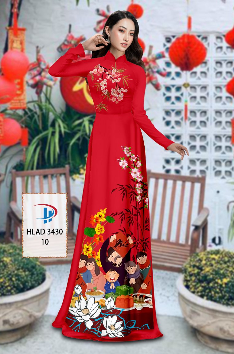 Vải áo dài Lễ Tết HLAD 3430 4 vai-ao-dai-le-tet-hlad-3430