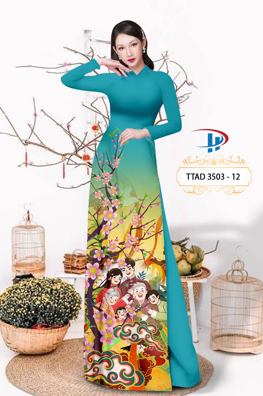 Vải áo dài Lễ Tết TTAD 3503 7 vai-ao-dai-le-tet-ttad-3503