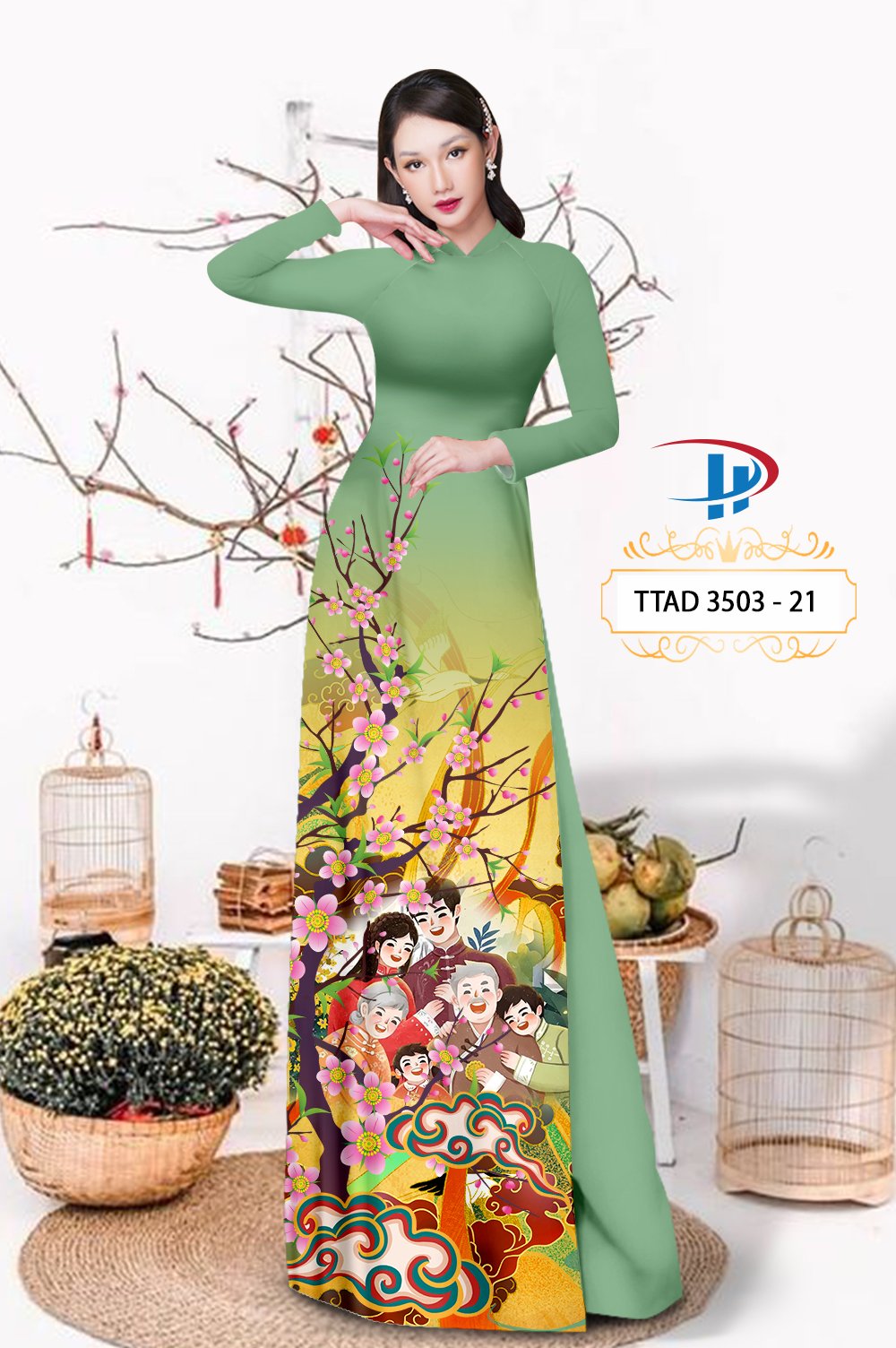 Vải áo dài Lễ Tết TTAD 3503 22 vai-ao-dai-le-tet-ttad-3503