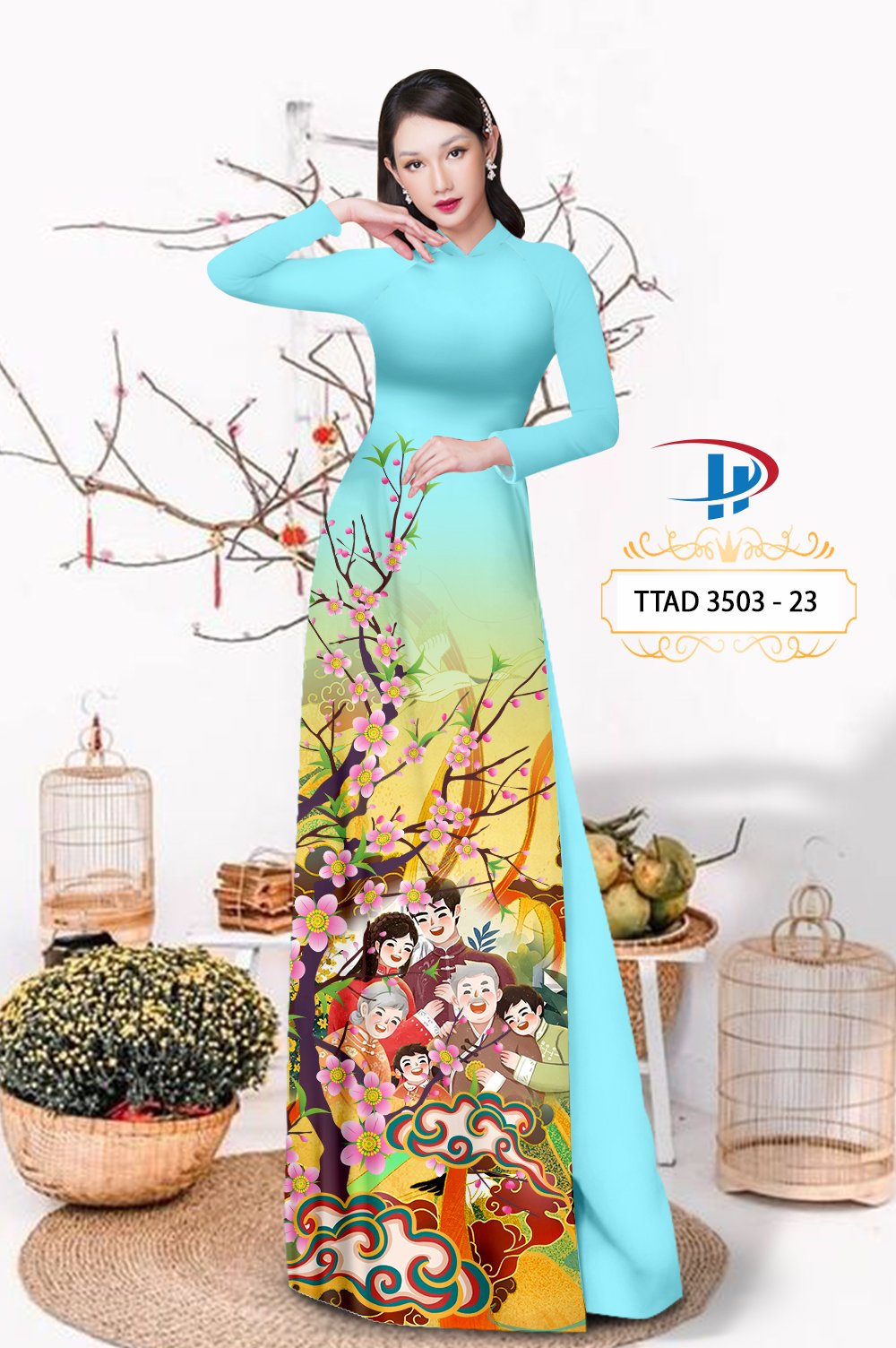 Vải áo dài Lễ Tết TTAD 3503 23 vai-ao-dai-le-tet-ttad-3503