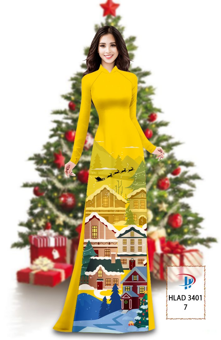 Vải áo dài Giáng Sinh HLAD 3401 5 vai-ao-dai-giang-sinh-hlad-3401
