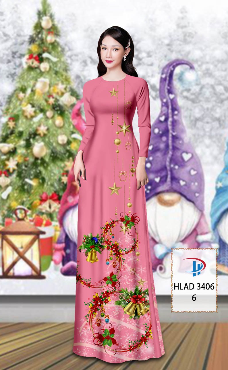Vải áo dài Giáng Sinh HLAD 3406 12 vai-ao-dai-giang-sinh-hlad-3406