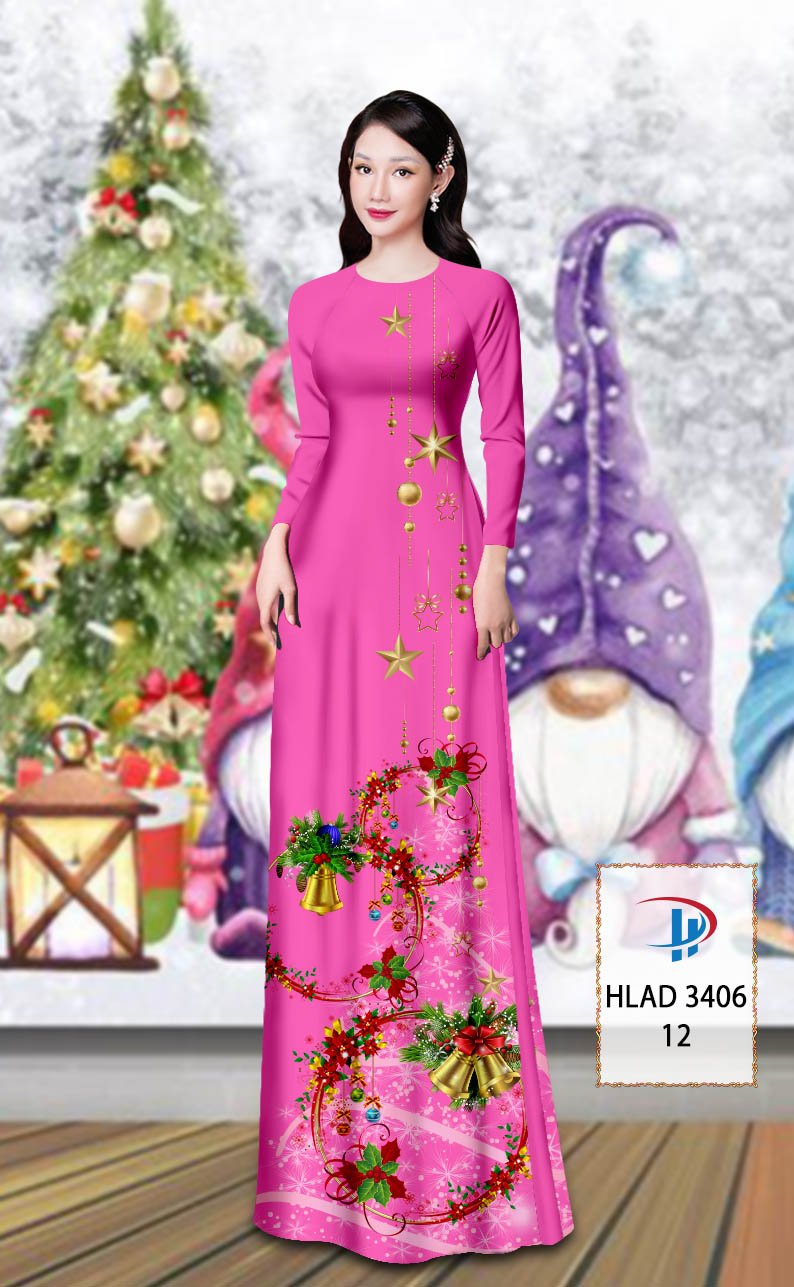 Vải áo dài Giáng Sinh HLAD 3406 15 vai-ao-dai-giang-sinh-hlad-3406