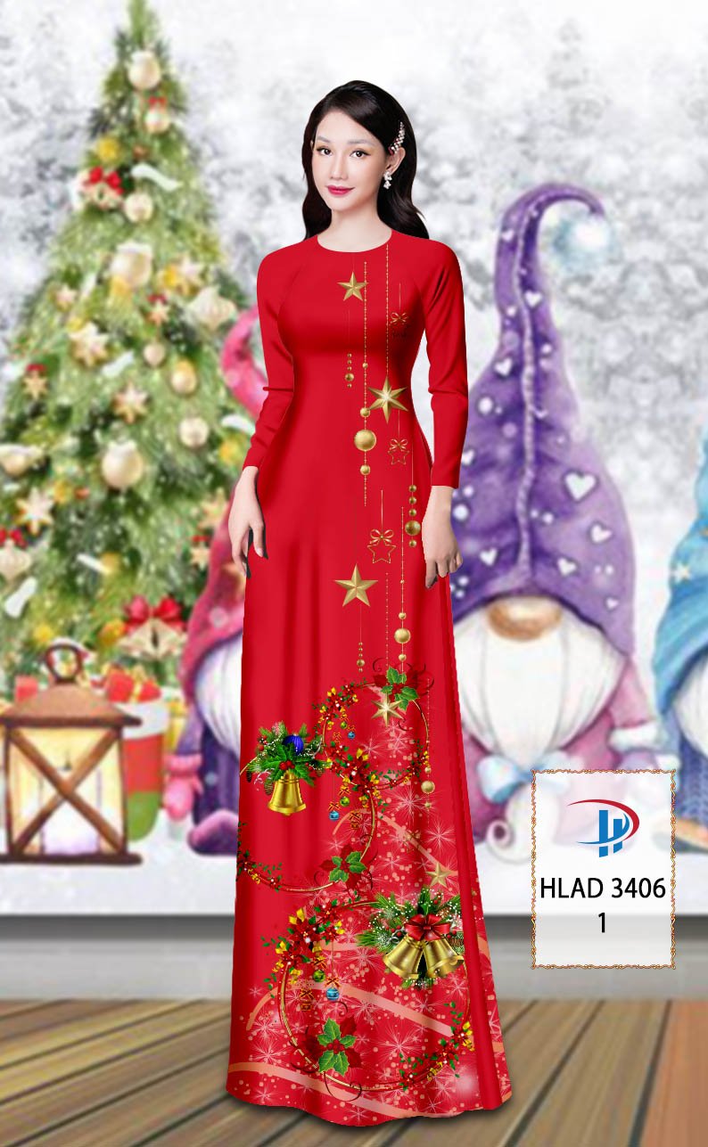 Vải áo dài Giáng Sinh HLAD 3406 5 vai-ao-dai-giang-sinh-hlad-3406