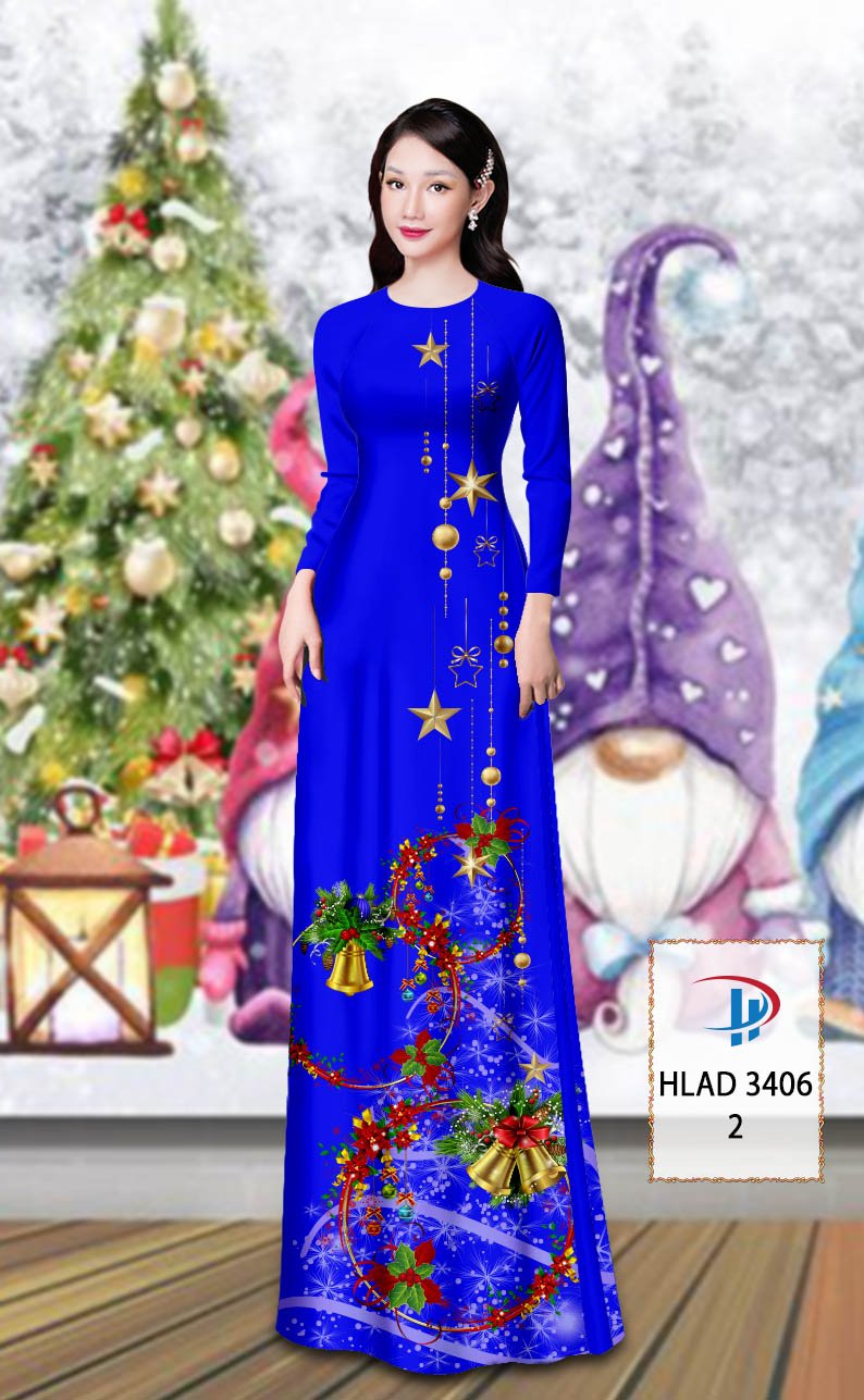 Vải áo dài Giáng Sinh HLAD 3406 1 vai-ao-dai-giang-sinh-hlad-3406