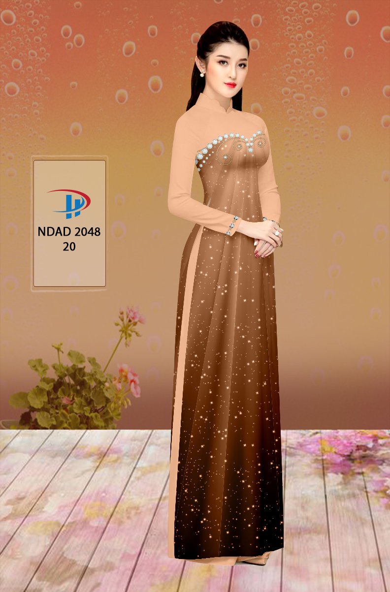 Vải áo dài Giáng Sinh NDAD 2048 2 vai-ao-dai-giang-sinh-ndad-2048