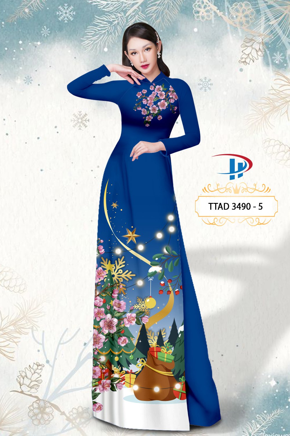 Vải áo dài Giáng Sinh TTAD 3490 14 vai-ao-dai-giang-sinh-ttad-3490