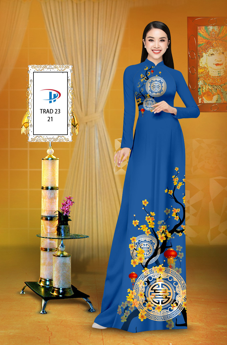 Vải áo dài Hoa Mai TRAD 23 12 vai-ao-dai-hoa-mai-trad-23