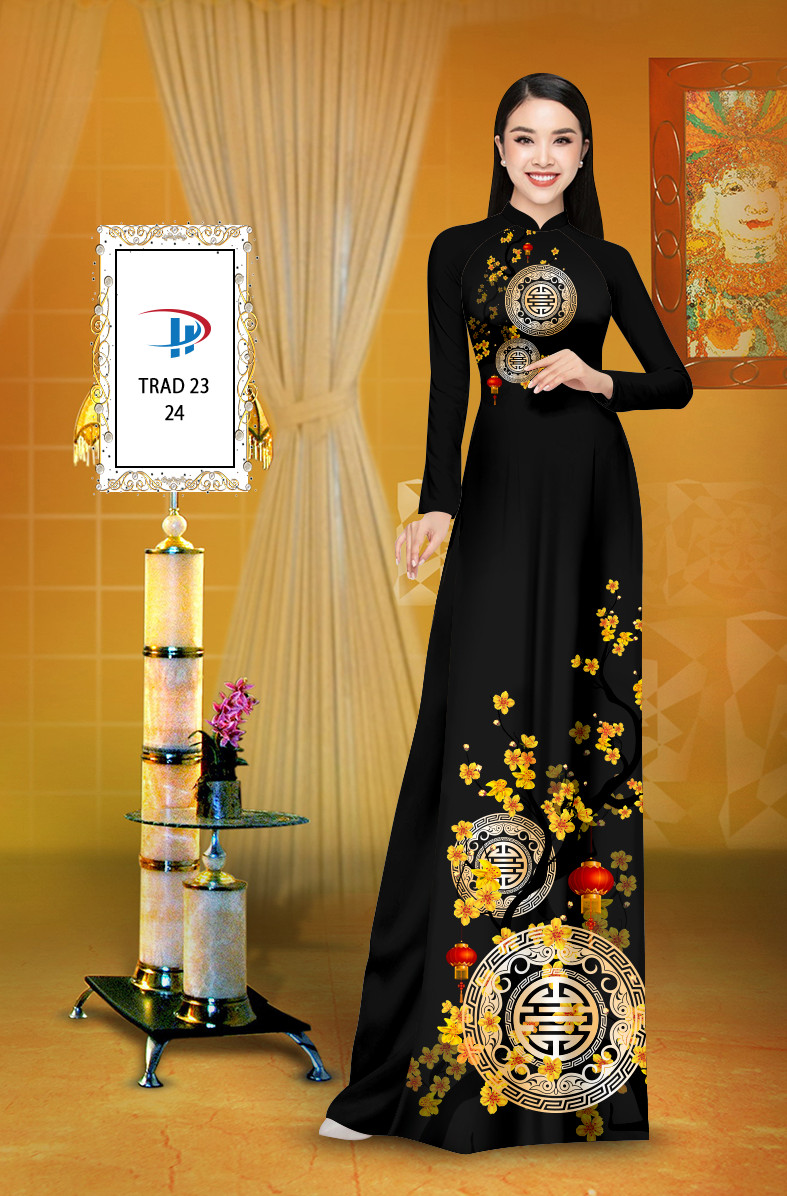 Vải áo dài Hoa Mai TRAD 23 9 vai-ao-dai-hoa-mai-trad-23