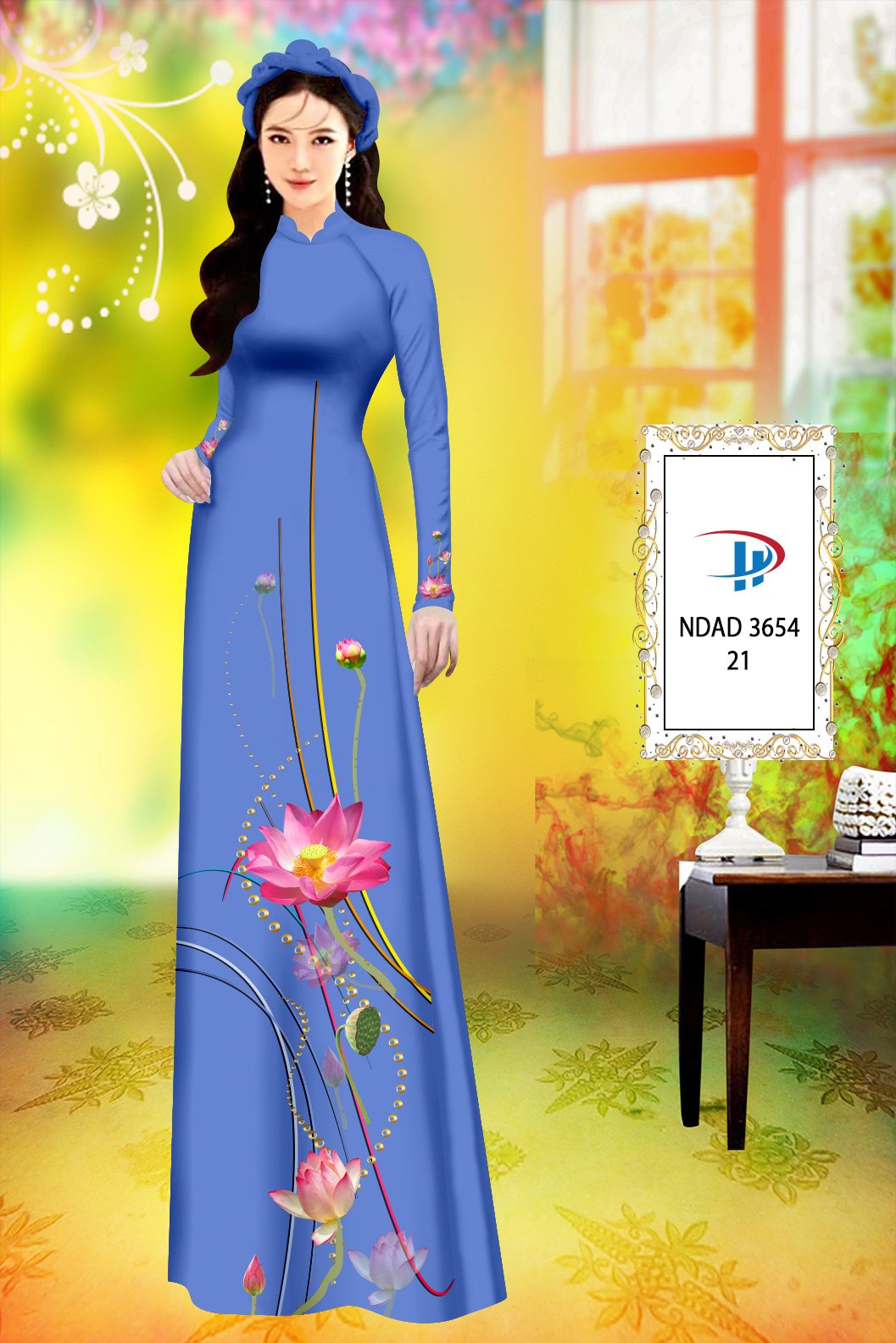 Vải áo dài Hoa Sen NDAD 3654 14 vai-ao-dai-hoa-sen-ndad-3654