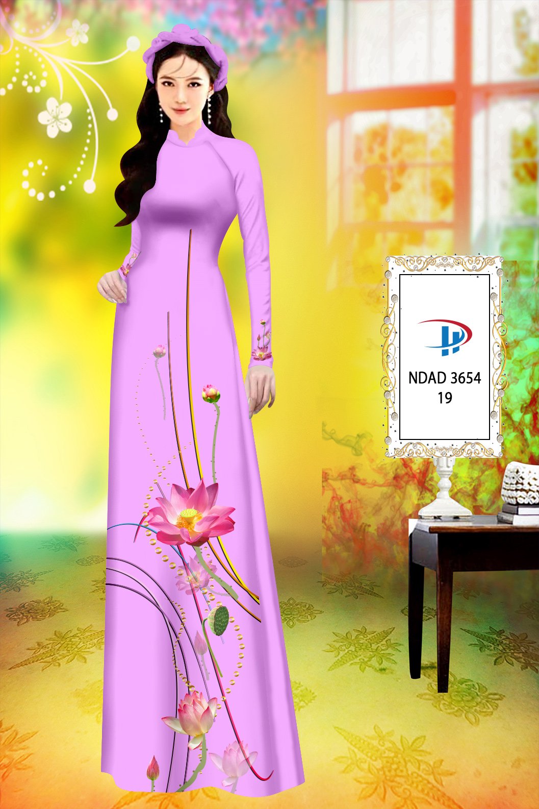 Vải áo dài Hoa Sen NDAD 3654 18 vai-ao-dai-hoa-sen-ndad-3654