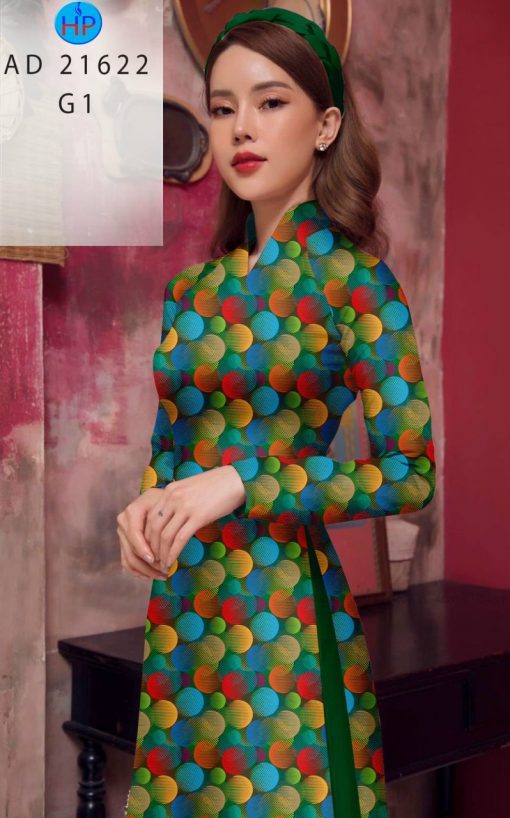 Vải áo dài Chấm Bi AD 21622 17 vai-ao-dai-cham-bi-ad-21622