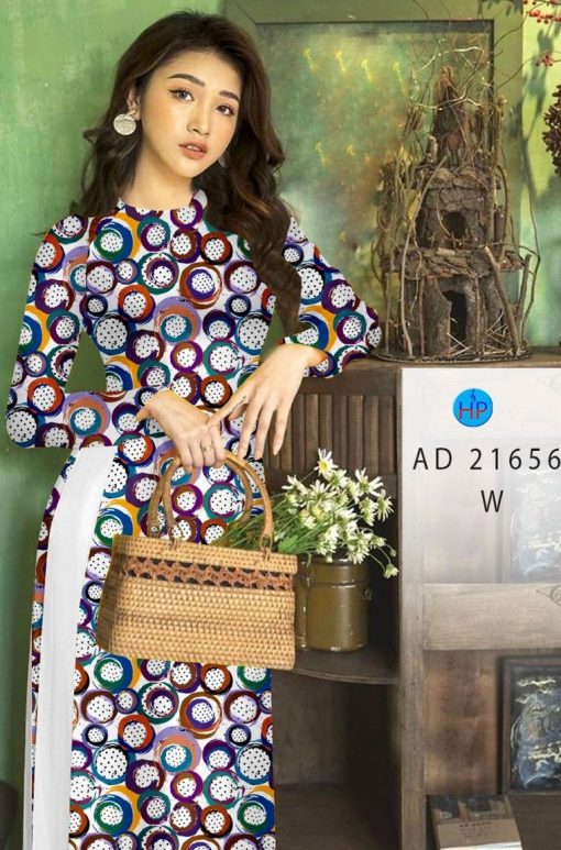 Vải áo dài Chấm Bi AD 21656 18 vai-ao-dai-cham-bi-ad-21656