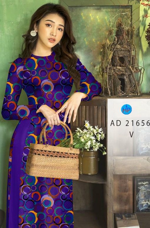 Vải áo dài Chấm Bi AD 21656 13 vai-ao-dai-cham-bi-ad-21656