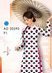 Vải áo dài Chấm Bi AD 30590 14 vai-ao-dai-cham-bi-ad-30590