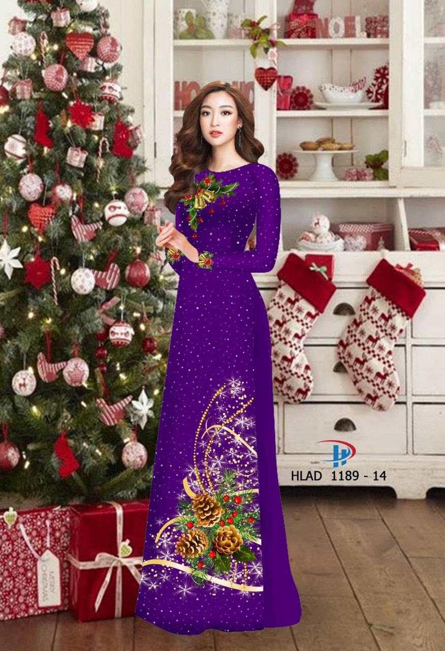 Vải áo dài Giáng Sinh HLAD 1189 9 vai-ao-dai-giang-sinh-hlad-1189