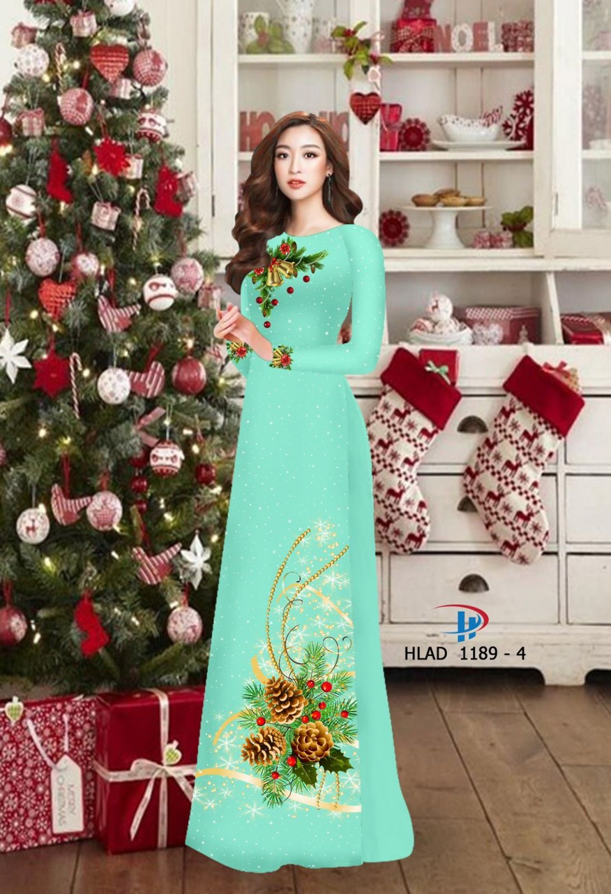Vải áo dài Giáng Sinh HLAD 1189 4 vai-ao-dai-giang-sinh-hlad-1189