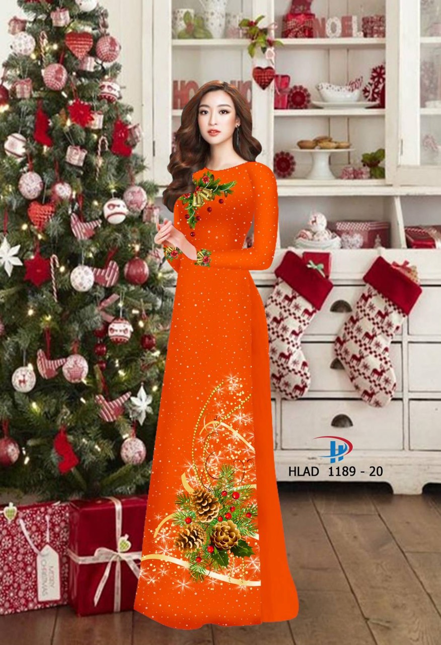 Vải áo dài Giáng Sinh HLAD 1189 6 vai-ao-dai-giang-sinh-hlad-1189