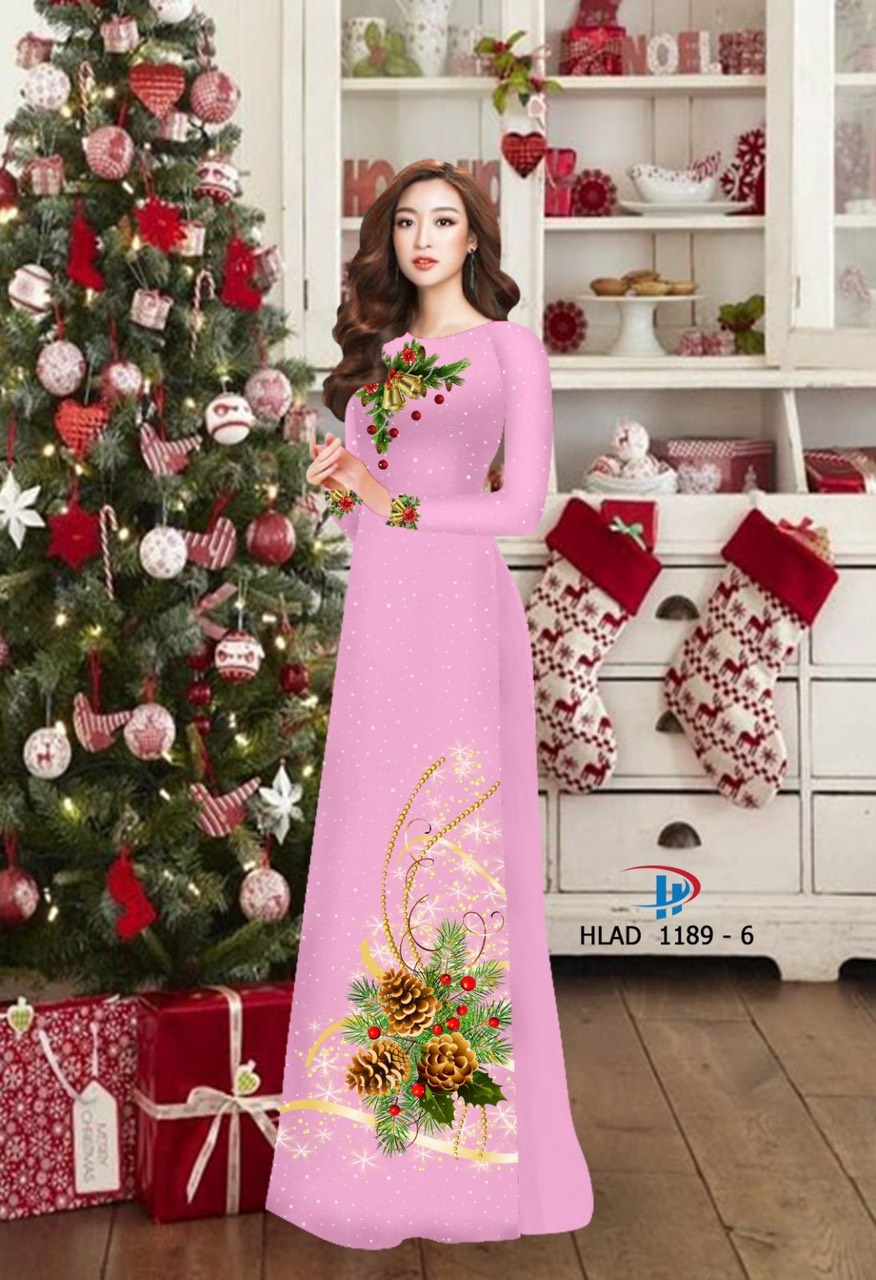 Vải áo dài Giáng Sinh HLAD 1189 2 vai-ao-dai-giang-sinh-hlad-1189