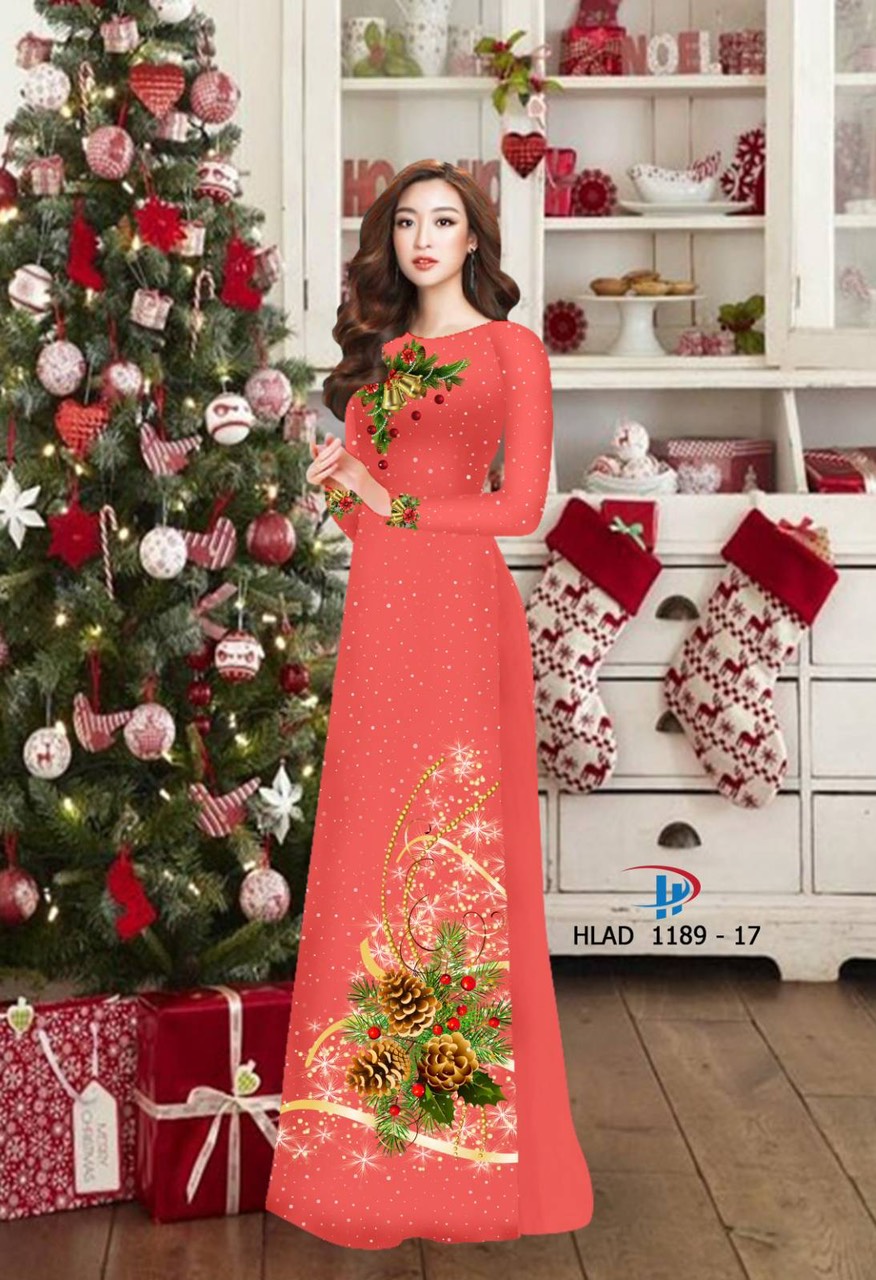 Vải áo dài Giáng Sinh HLAD 1189 1 vai-ao-dai-giang-sinh-hlad-1189