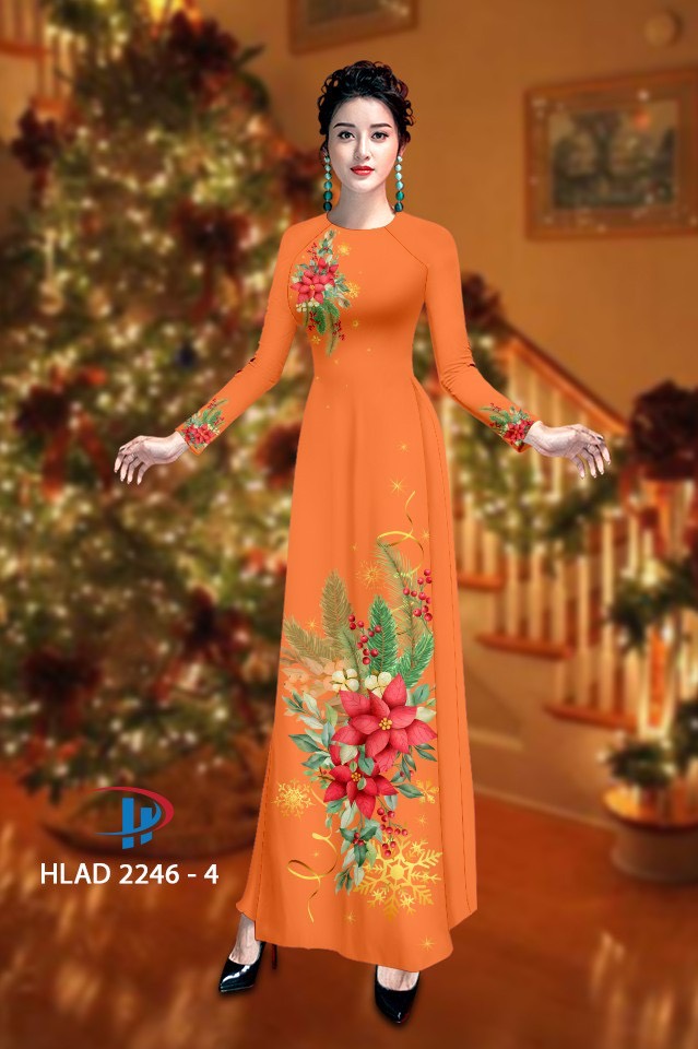Vải áo dài Giáng Sinh HLAD 2246 7 vai-ao-dai-giang-sinh-hlad-2246